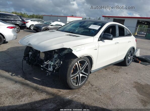 4JGED6EBXKA153484 2019 MERCEDES-BENZ AMG GLE 43 COUPE Белый Передняя левая четверть