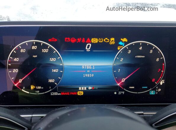 4JGFB4FB1SB330978 2025 MERCEDES-BENZ GLE Белый Вид щитка приборов