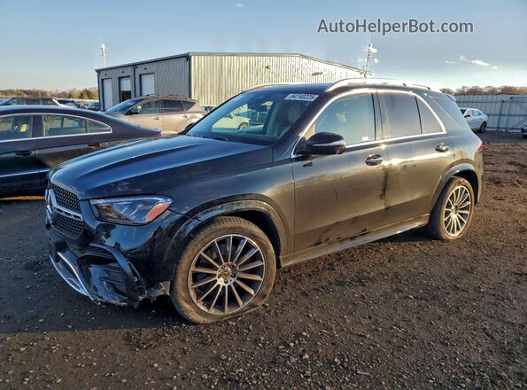 4JGFB4FBXRB023884 2024 MERCEDES-BENZ GLE Черный Передняя левая четверть