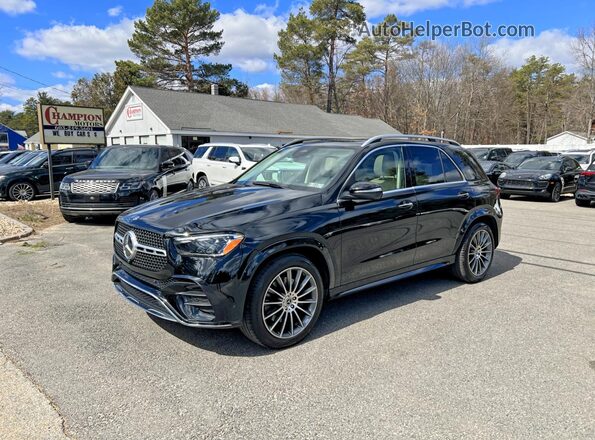 4JGFB4FBXRB124441 2024 MERCEDES-BENZ GLE Черный Передняя левая четверть