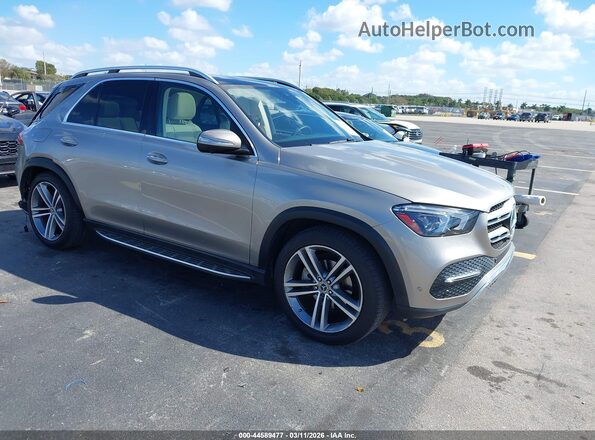 4JGFB4JB3NA703116 2022 MERCEDES-BENZ GLE 350 Кремовый Передняя правая четверть