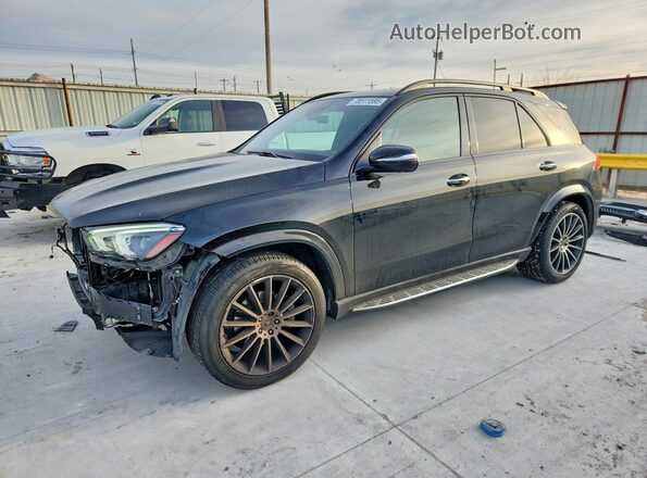 4JGFB4JB6NA676204 2022 MERCEDES-BENZ GLE Черный Передняя левая четверть
