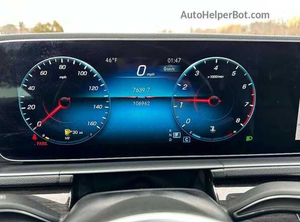 4JGFB4KB1LA288776 2020 MERCEDES-BENZ GLE Черный Вид щитка приборов