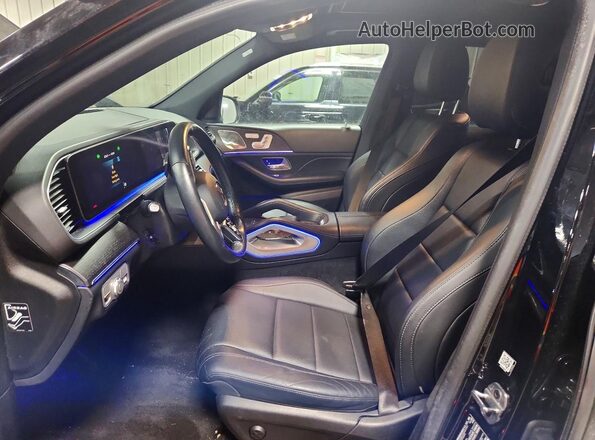 4JGFB4KB1NA660541 2022 MERCEDES-BENZ GLE Черный Вид салона спереди