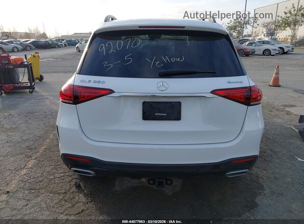 4JGFB4KB1NA827738 2022 MERCEDES-BENZ GLE 350 White 