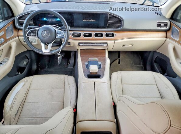 4JGFB4KB2LA212225 2020 MERCEDES-BENZ GLE Blue წინა პანელის ხედი