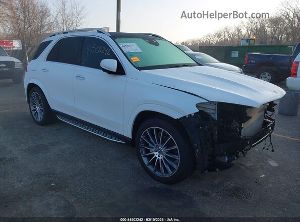 4JGFB4KB4NA626254 2022 MERCEDES-BENZ GLE 350 White Delantero derecho