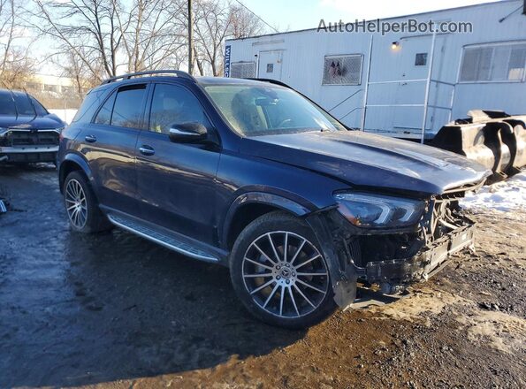 4JGFB4KB8NA829101 2022 MERCEDES-BENZ GLE Синий Передняя правая четверть