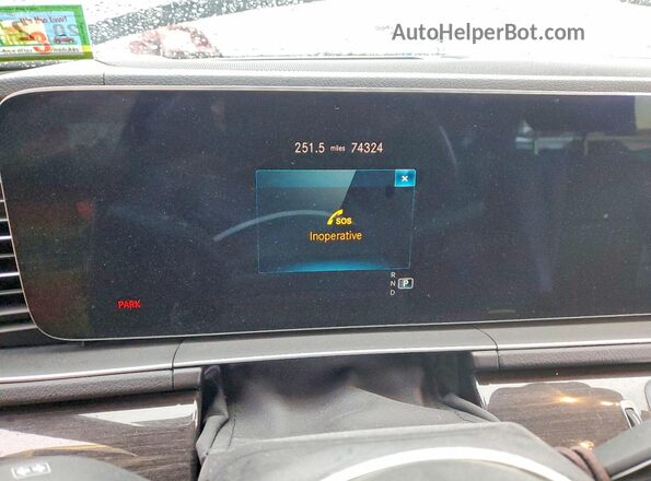 4JGFB4KBXLA189440 2020 MERCEDES-BENZ GLE Black ხელსაწყოთა პანელის ხედი