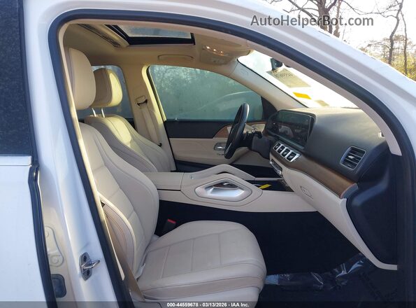 4JGFB5KB0NA690166 2022 MERCEDES-BENZ GLE 450 White Widok wnętrza z przodu