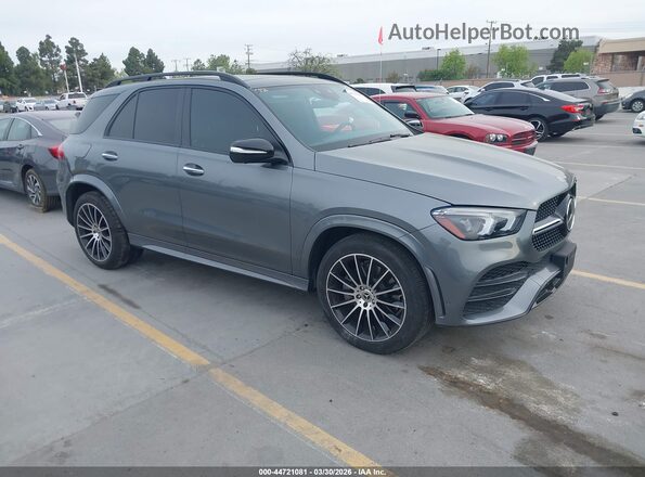 4JGFB5KB7NA643734 2022 MERCEDES-BENZ GLE 450 Серебряный Передняя правая четверть