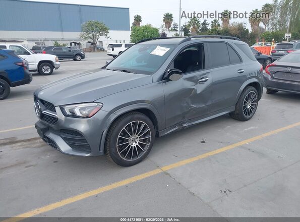 4JGFB5KB7NA643734 2022 MERCEDES-BENZ GLE 450 Серебряный Передняя левая четверть