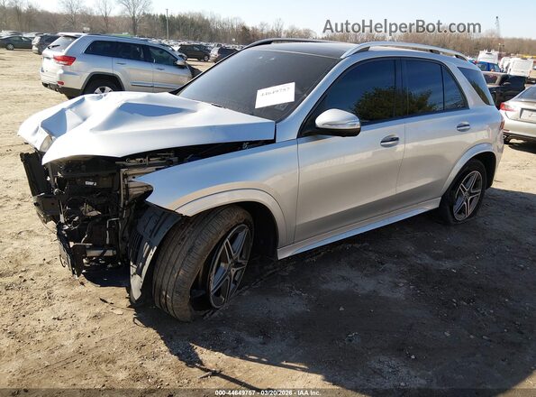 4JGFB5KBXMA323130 2021 MERCEDES-BENZ GLE 450 Серебряный Передняя левая четверть