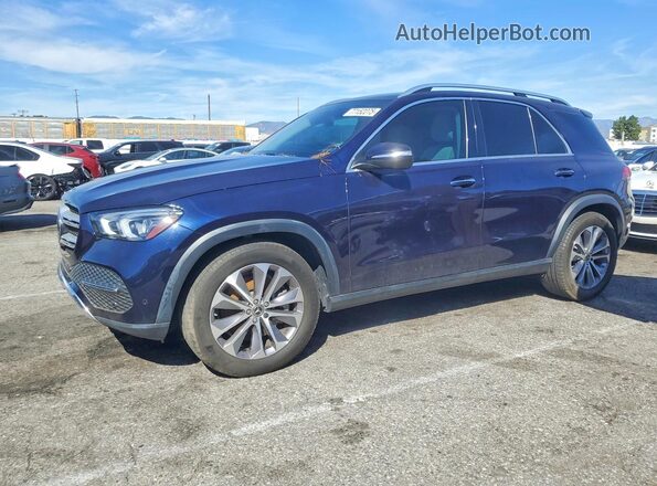 4JGFB5KBXNA628399 2022 MERCEDES-BENZ GLE Синий Передняя левая четверть
