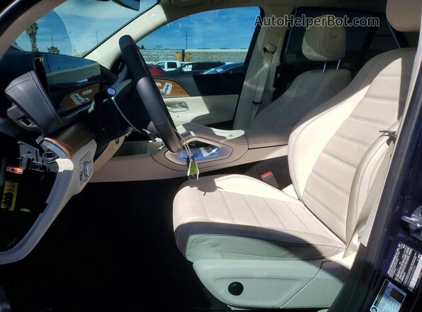 4JGFB5KBXNA628399 2022 MERCEDES-BENZ GLE Синий Вид салона спереди