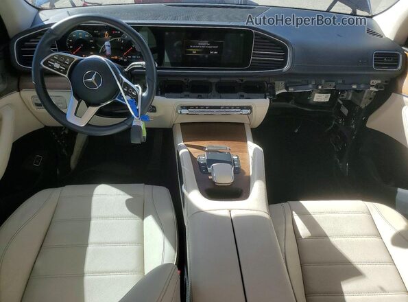 4JGFB5KBXNA628399 2022 MERCEDES-BENZ GLE Синий Вид панели приборов