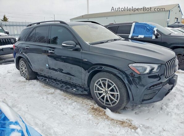 4JGFB6BE6MA502085 2021 MERCEDES-BENZ GLE Черный Передняя правая четверть