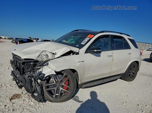 4JGFB8KB4NA808897 2022 MERCEDES-BENZ GLE Белый Передняя левая четверть