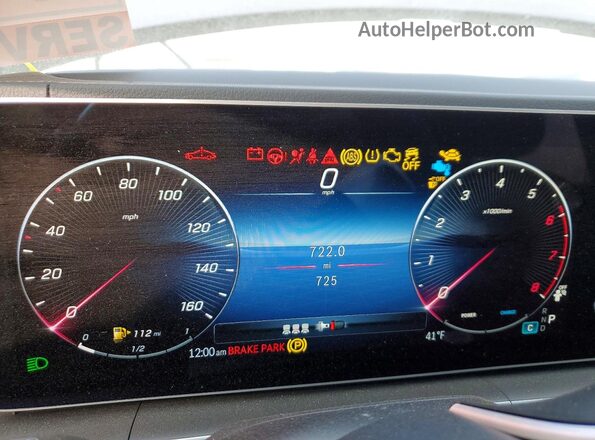 4JGFD5KBXTB504960 2026 MERCEDES-BENZ GLE Синий Вид щитка приборов