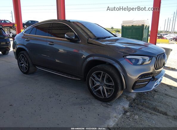 4JGFD6BB8MA499495 2021 MERCEDES-BENZ AMG GLE 53 COUPE Gray Delantero derecho