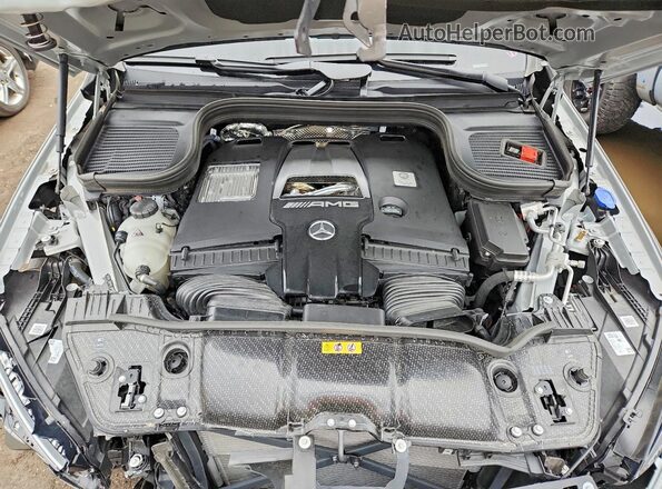 4JGFD8KB9SB433864 2025 MERCEDES-BENZ GLE Gray Vista del compartimento del motor