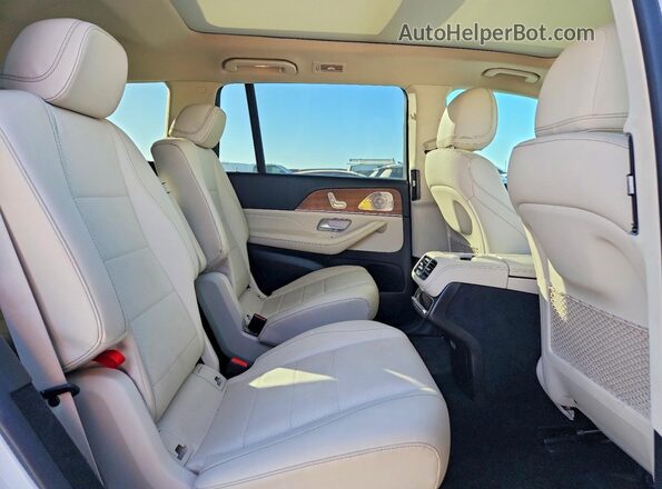 4JGFF5KE3NA748933 2022 MERCEDES-BENZ GLS Белый Вид задней части салона