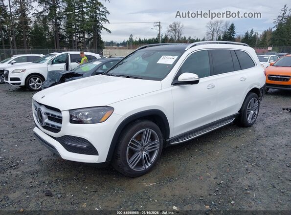 4JGFF5KE8MA559192 2021 MERCEDES-BENZ GLS 450 Белый Передняя левая четверть