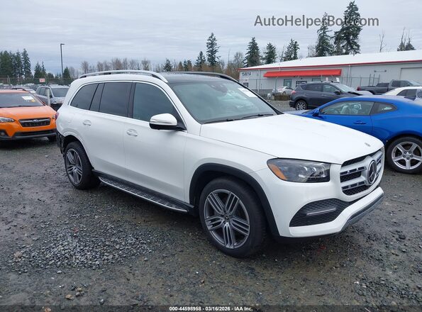 4JGFF5KE8MA559192 2021 MERCEDES-BENZ GLS 450 Белый Передняя правая четверть