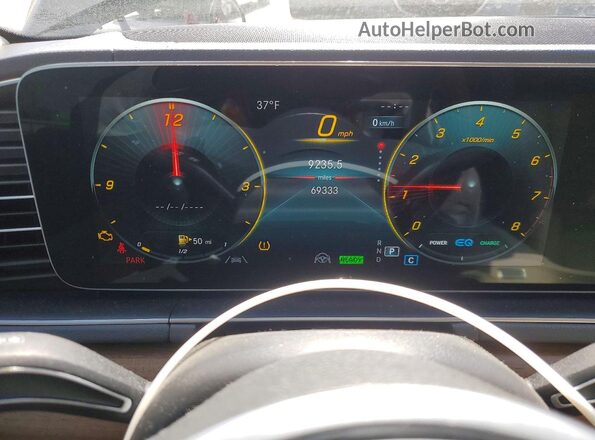 4JGFF5KEXLA293558 2020 MERCEDES-BENZ GLS Серый Вид щитка приборов