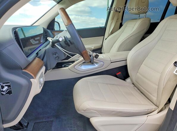 4JGFF5KEXLA293558 2020 MERCEDES-BENZ GLS Серый Вид салона спереди
