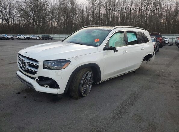 4JGFF5KEXMA576625 2021 MERCEDES-BENZ GLS Белый Передняя левая четверть