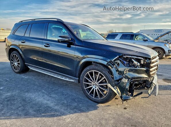 4JGFF8FE1RB135849 2024 MERCEDES-BENZ GLS Зеленый Передняя правая четверть