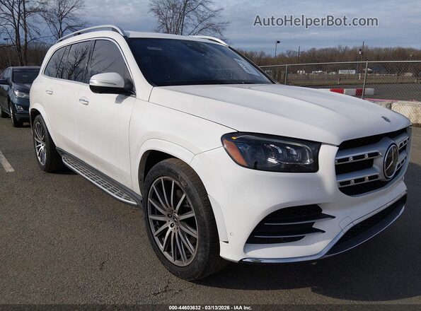 4JGFF8GEXLA164777 2020 MERCEDES-BENZ GLS 580 Белый Передняя правая четверть