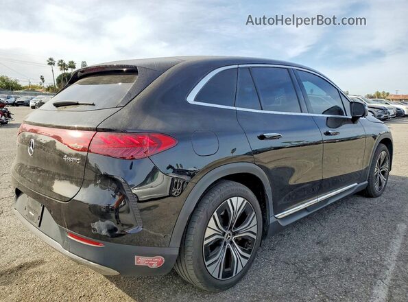 4JGGM1CB7PA035592 2023 MERCEDES-BENZ EQE Черный Задняя правая четверть