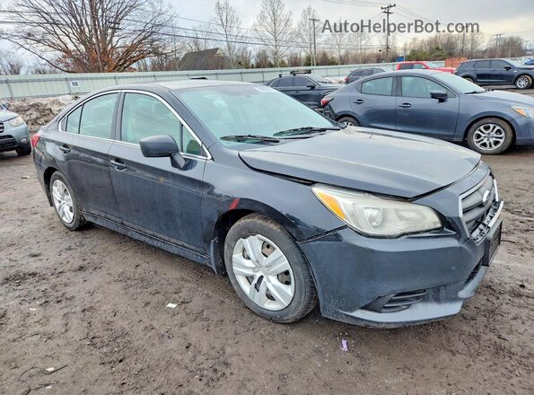 4S3BNAA68G3048390 2016 SUBARU LEGACY Черный Передняя правая четверть