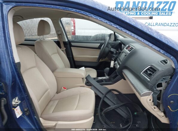 4S3BNAA68G3064251 2016 SUBARU LEGACY Blue წინა სალონის ხედი