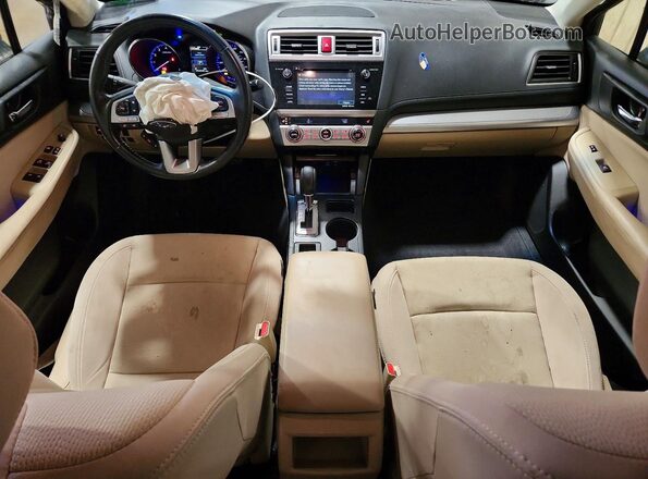 4S3BNAC60H3068843 2017 SUBARU LEGACY Синий Вид панели приборов