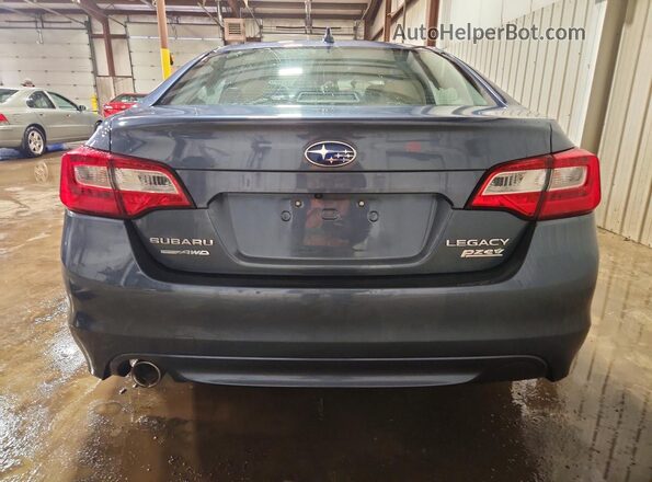 4S3BNAC60H3068843 2017 SUBARU LEGACY Синий Вид сзади