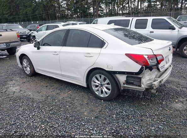 4S3BNAC64H3063578 2017 SUBARU LEGACY Белый Задняя левая четверть