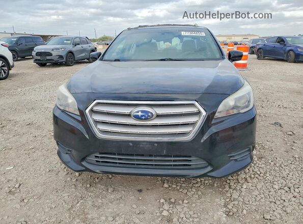 4S3BNAC66H3065140 2017 SUBARU LEGACY Black Front view