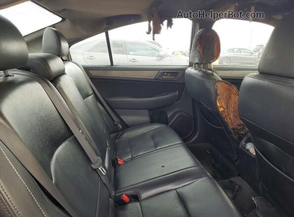 4S3BNAC66H3065140 2017 SUBARU LEGACY Black Rear seats view
