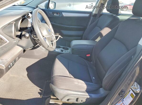 4S3BNAC69J3010994 2018 SUBARU LEGACY Gray Widok wnętrza z przodu
