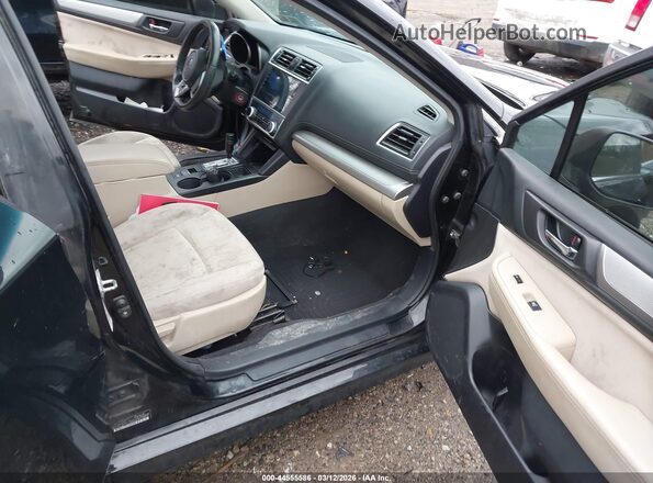4S3BNAD64J3013767 2018 SUBARU LEGACY Черный Вид салона спереди