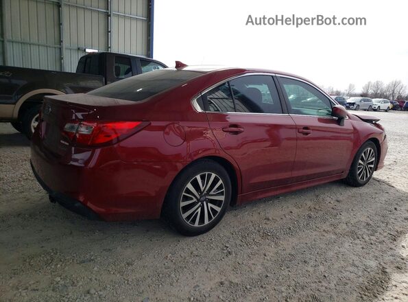 4S3BNAD67J3040395 2018 SUBARU LEGACY Красный Задняя правая четверть