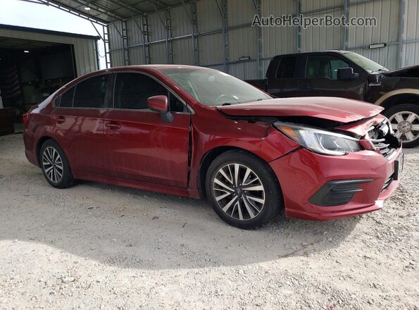 4S3BNAD67J3040395 2018 SUBARU LEGACY Красный Передняя правая четверть