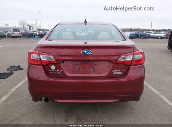 4S3BNAD6XH3015307 2017 SUBARU LEGACY Красный 