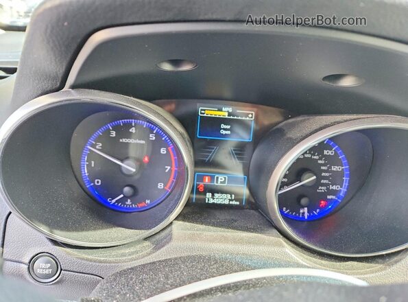 4S3BNAF62G3041394 2016 SUBARU LEGACY Черный Вид щитка приборов