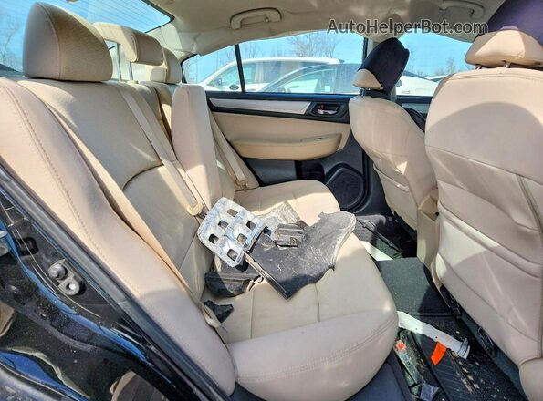 4S3BNAF62G3041394 2016 SUBARU LEGACY Черный Вид задних сидений