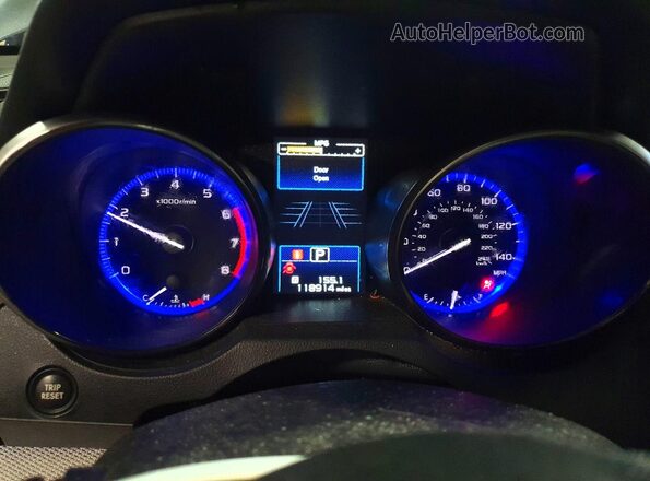 4S3BNAF62K3020845 2019 SUBARU LEGACY Серый Вид щитка приборов