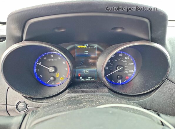 4S3BNAF6XG3029493 2016 SUBARU LEGACY Серый Вид щитка приборов